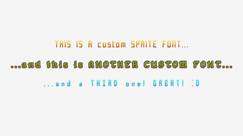 /quartznet/raylib-cs/raw/commit/d60433f501154b97e95505eeb53d1187b9080fda/ExampleApplication/Examples/text/text_sprite_fonts.png